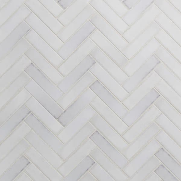 Ivy Hill Tile Moze White 3 in. x 12 in. 9 mm Ceramic Wall Tile (22
