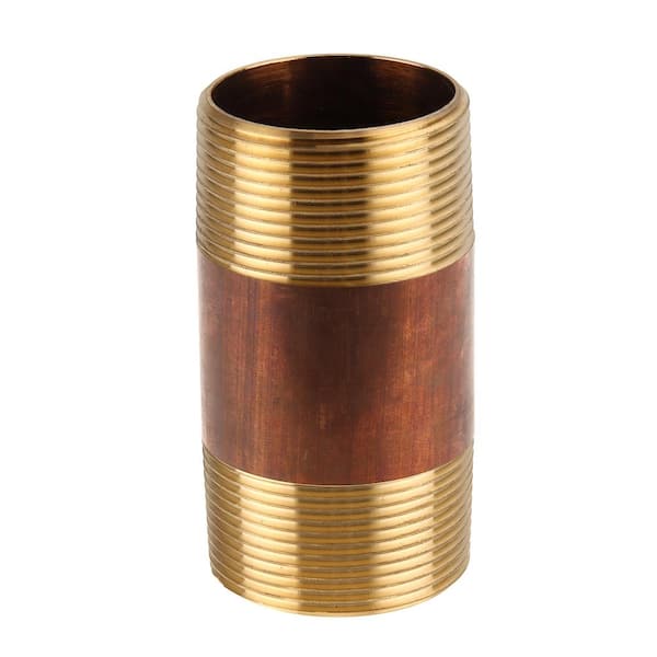LTWFITTING 1-1/2 in. x 3-1/2 in. MIP Brass Nipple Fitting