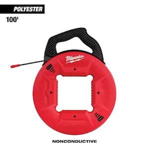 100 ft. Polyester Fish Tape with Non-Conductive Tip