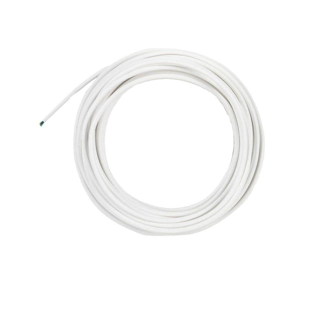 Commercial Electric 50 ft. 26-Gauge 6 Conductor Cable, White 50FT 6C WH -  The Home Depot