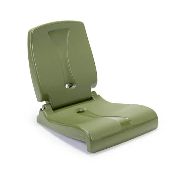 Step2 Flip Seat Olive Green Resin Indoor/Outdoor Portable and Foldable Chair with Handle