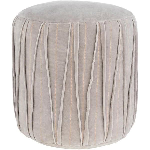 Artistic Weavers Cotilla Medium Gray Accent Pouf