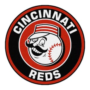 FANMATS Cincinnati Reds Roundel Rug 27 in. Round Area Rug 1984 - The ...