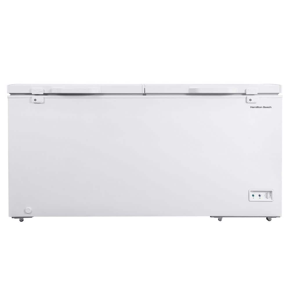 Hamilton Beach 66.3 in. 17 cu. ft. Manual Defrost Chest Freezer in White
