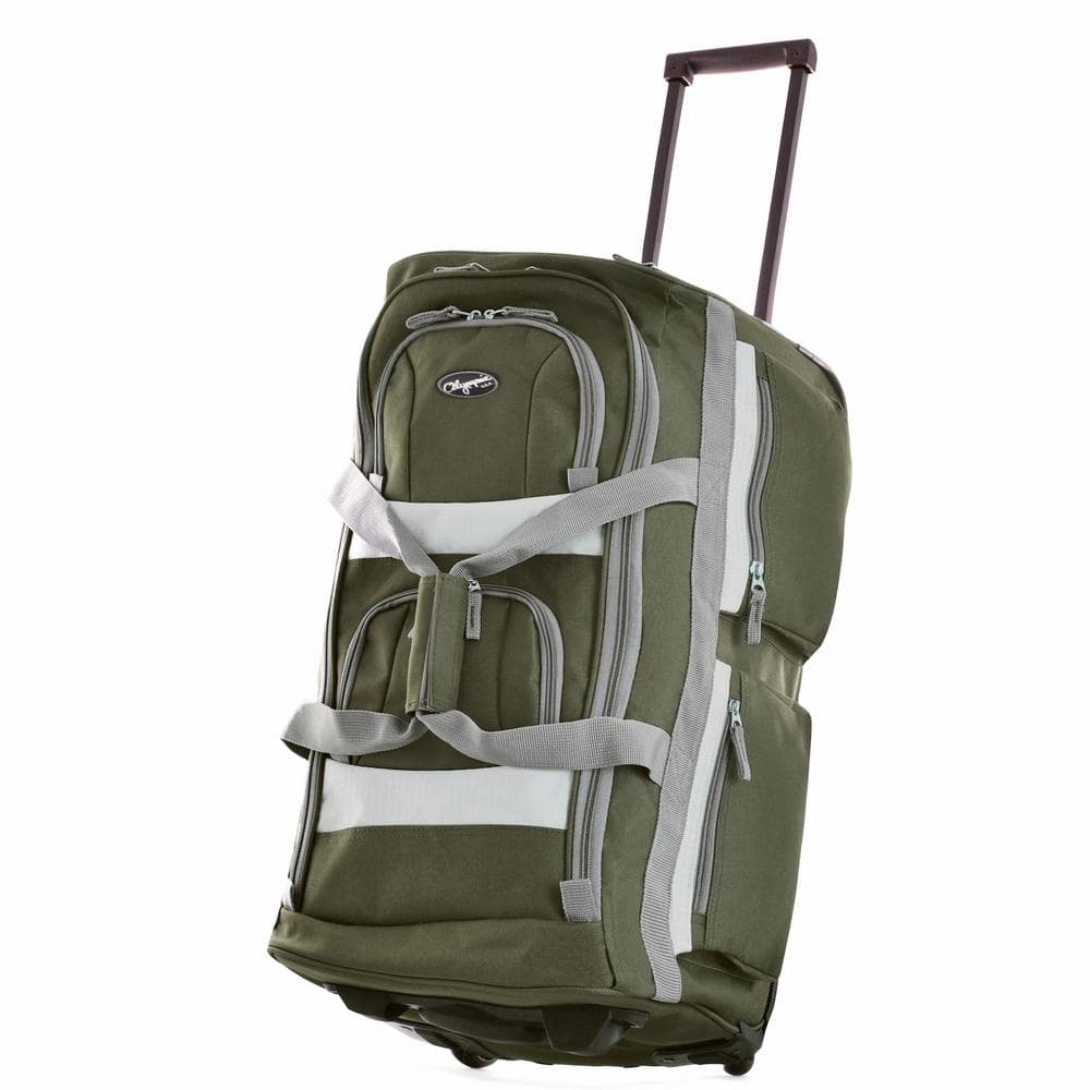 29 in. 8-Pocket Rolling Duffel