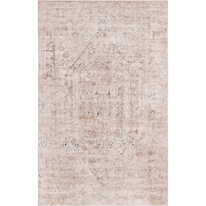 Chateau Quincy Beige 5' 0 x 8' 0 Area Rug