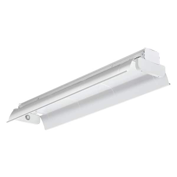 Lithonia Lighting 4 ft. 2-Light White Fluorescent Industrial Strip Light