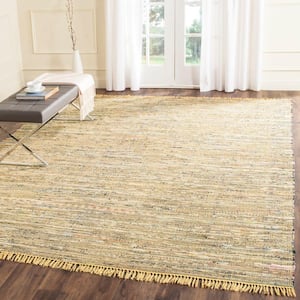 Rag Rug Yellow/Multi 4 ft. x 6 ft. Gradient Striped Area Rug
