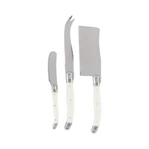 Laguiole Faux Ivory Cheese Knives (Set of 3)
