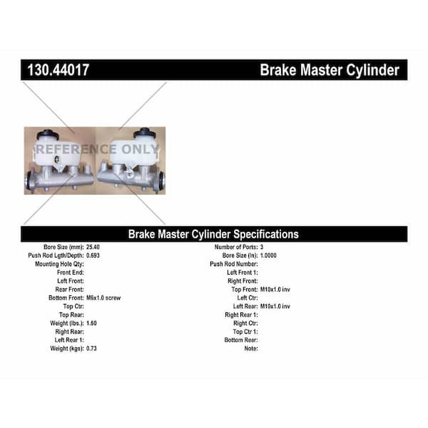 Centric Parts Brake Master Cylinder