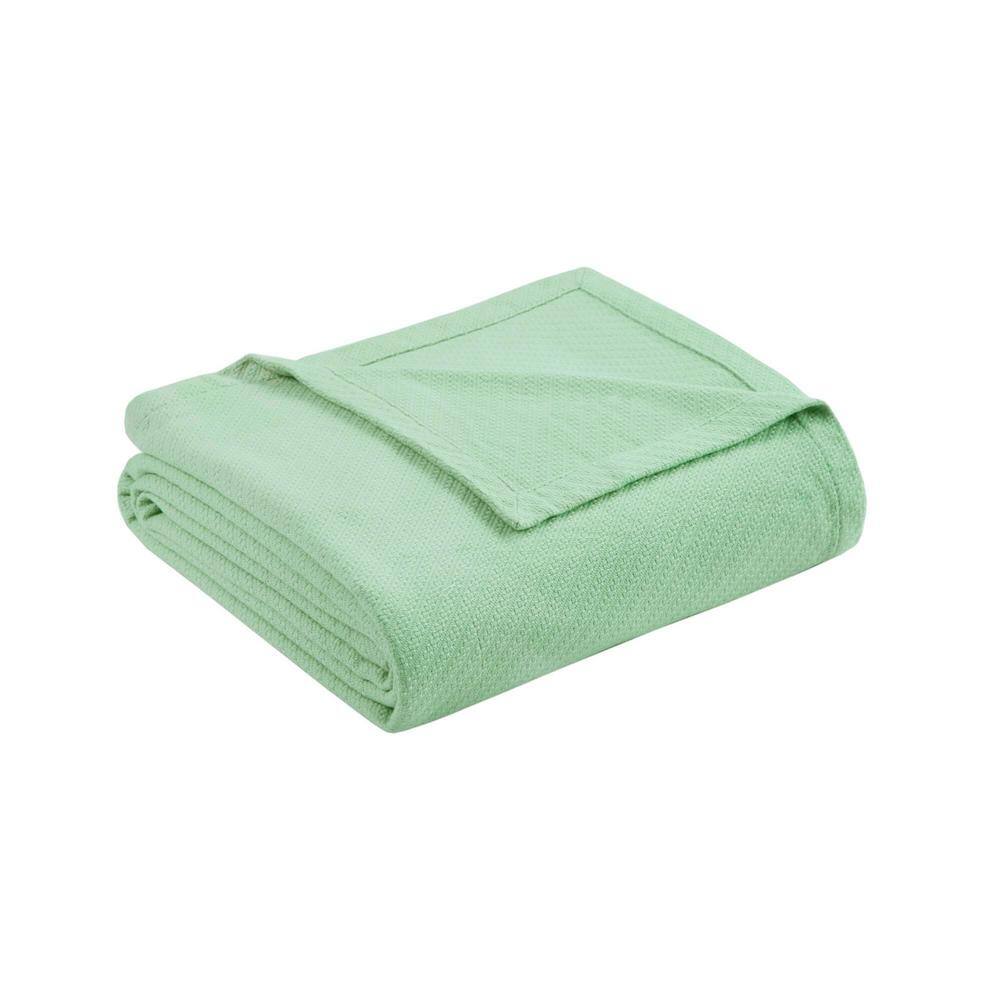 Seafoam King-Sized Liquid Cotton Ultra-Soft Blanket