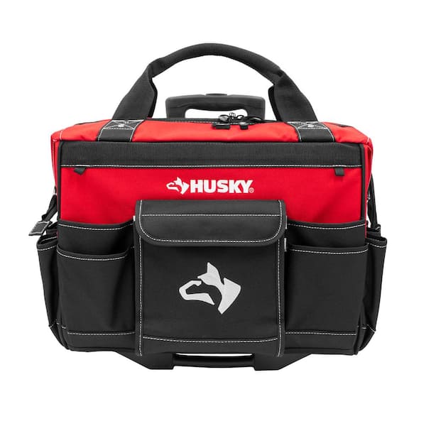 Husky 18 in. 18 Pocket Rolling Tool Bag