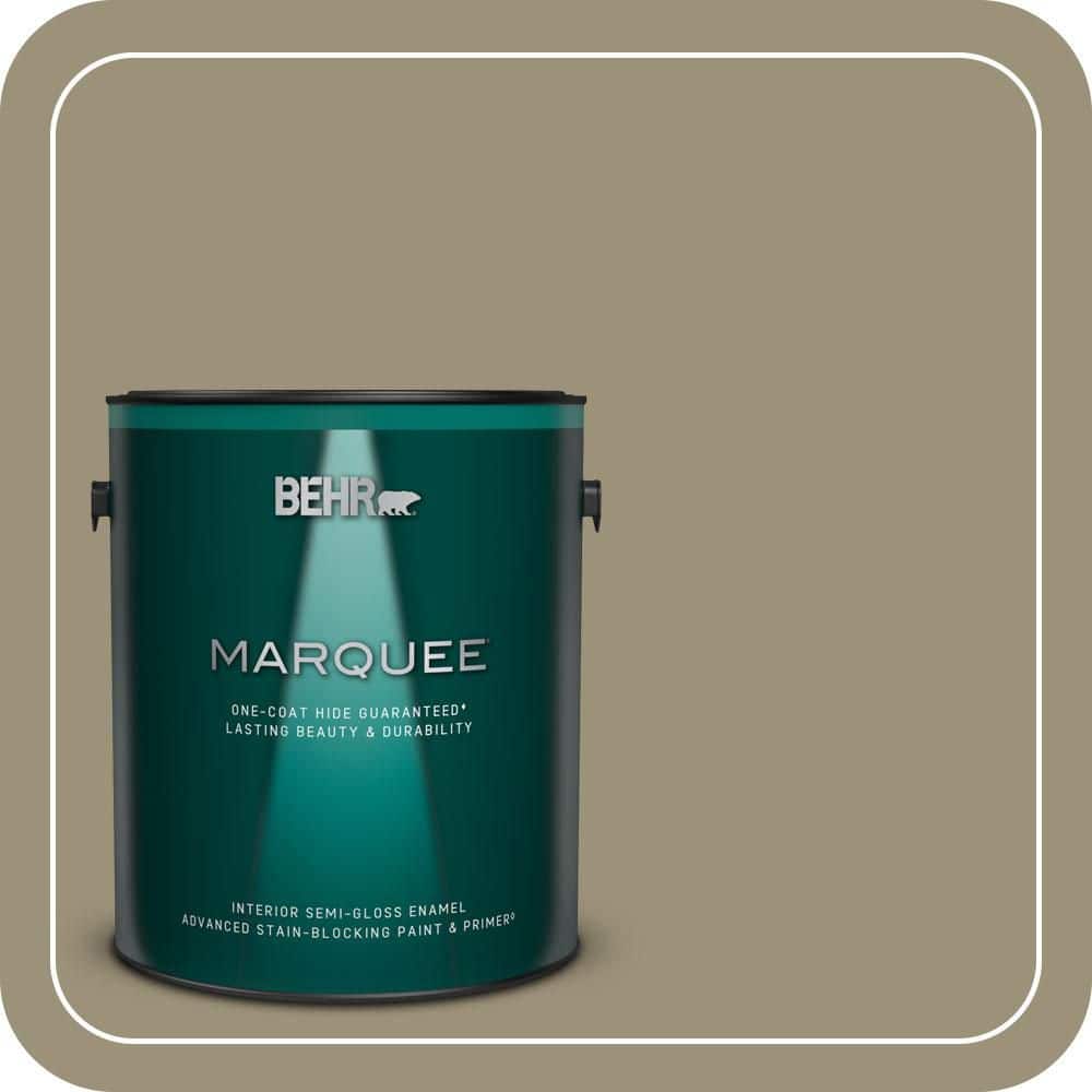 1 gal. #N340-5 Grassy Savannah One-Coat Hide Semi-Gloss Enamel Interior Paint & Primer price history on PriceWatchPro