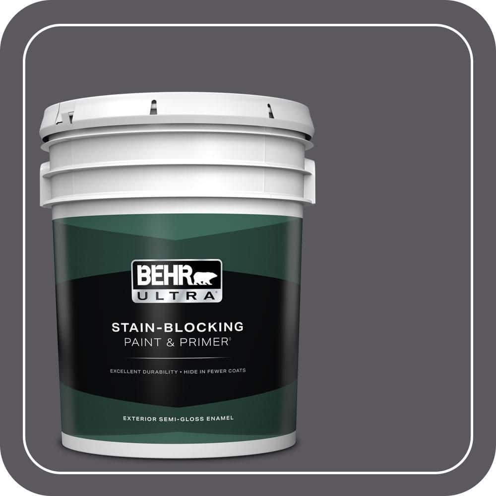5 gal. #MQ5-2 Dark Shadows Semi-Gloss Enamel Exterior Paint & Primer price history on PriceWatchPro