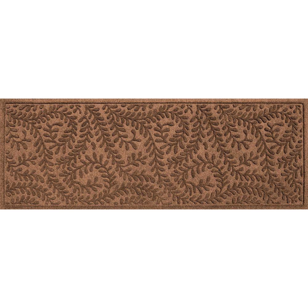 Bungalow Flooring Waterhog Boxwood Darrk Brown 30 in. x 97 in PET