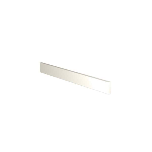 Damascus Raised 3 in. W x 42 in. H x 0.75 in. D in French Vanilla Filler in Assembled Wall Cabinet