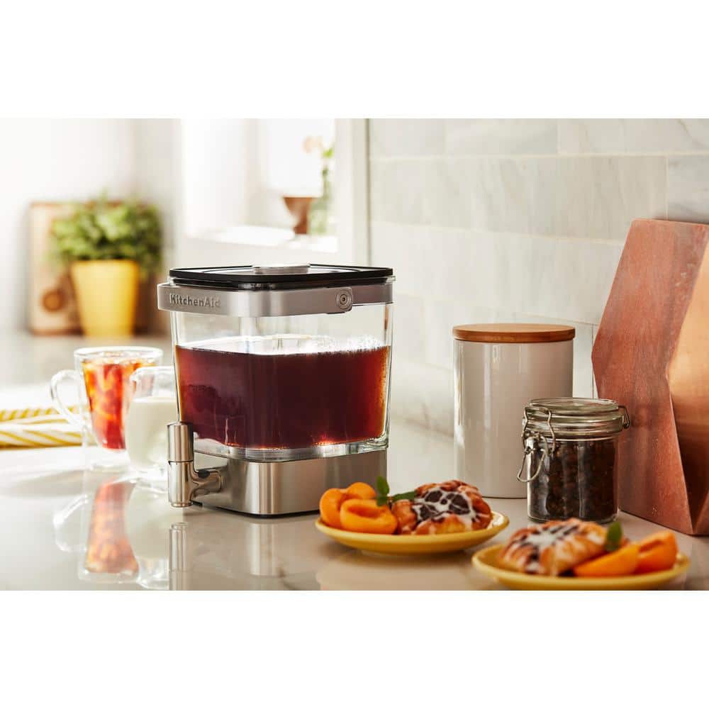 KitchenAid 38 oz Glass and Stainless Steel Cold Brew Coffee Maker