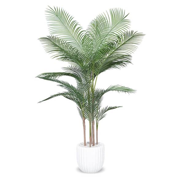 Unbranded Botanical 6 ft. Artificial Madagascar Palm in Pot
