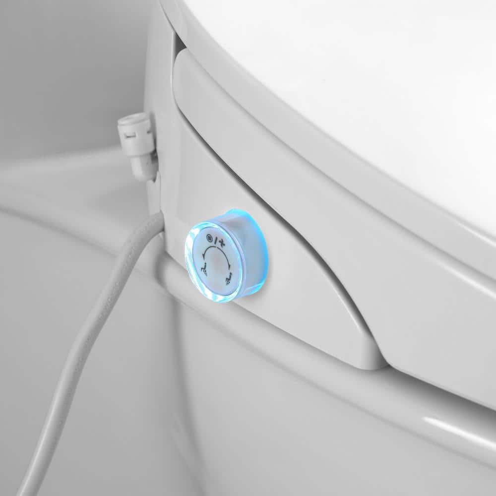 Volta White Elongated Dual Flush Smart Toilet with Bidet
