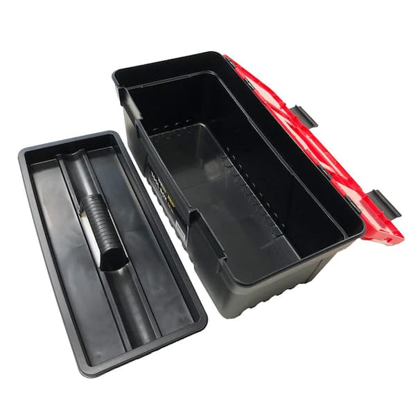 Small Tool Box Hobby Storage Case Box With Removable Tray Carry Handle Organiser 