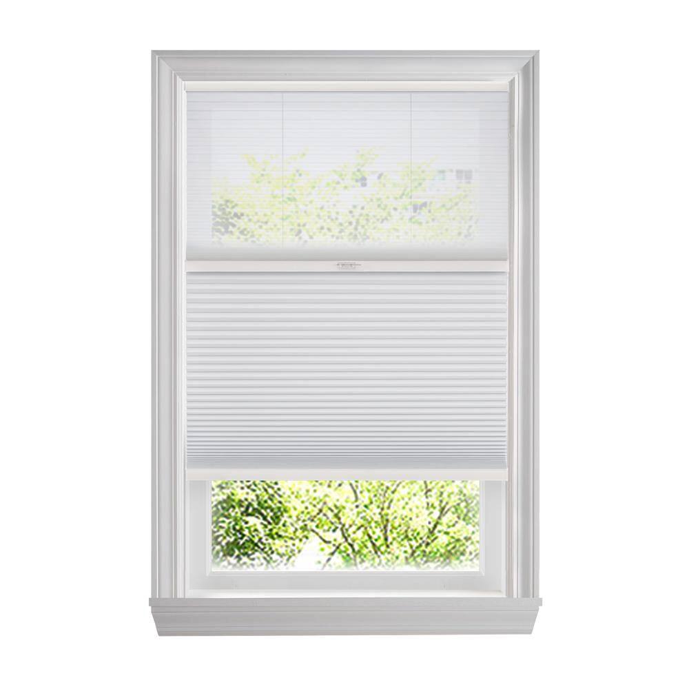 Snow Drift/Shadow White Day and Night Cordless Cellular Win.dow Shades-35.125 in.Wx64 in.L(Actual 34.875 in.Wx64 in.L) price history on PriceWatchPro