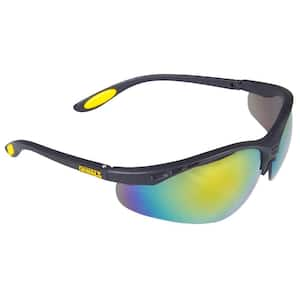 Safety Glasses Reinforcer with Fire Mirror Lens