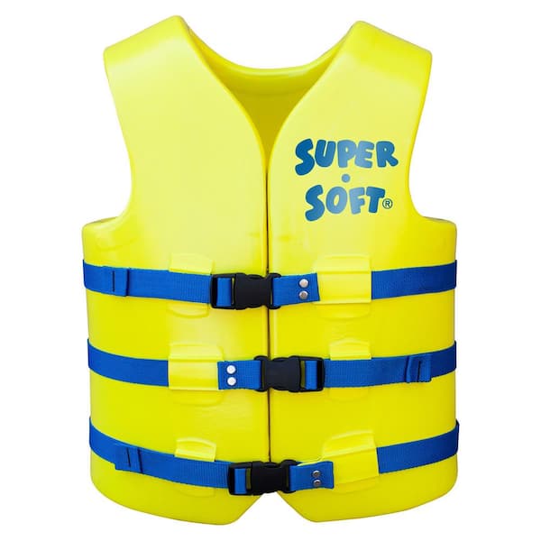 TRC Recreation Super Soft USCG Type III Adult Life Jacket Vest, X Large,  Yellow 1024012 - The Home Depot