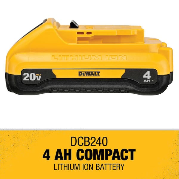 DEWALT - 20V MAX Compact Lithium-Ion 4.0Ah Battery Pack