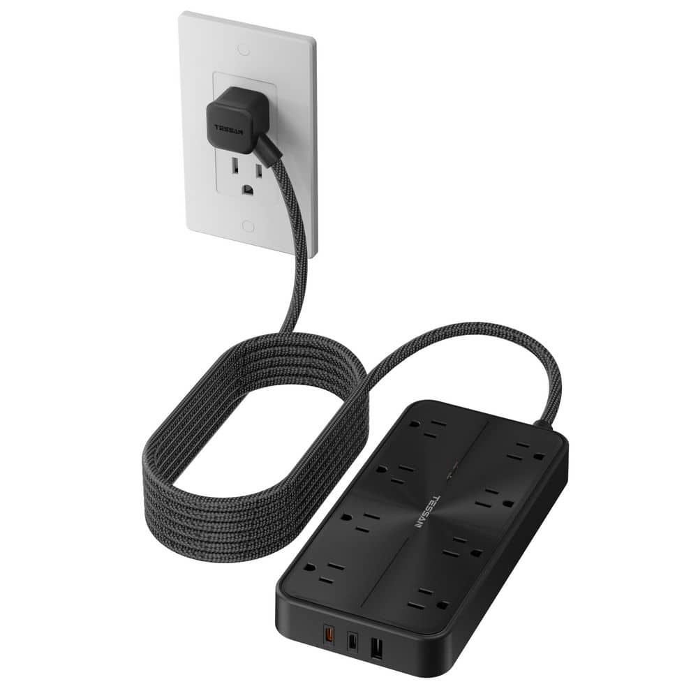 8-Outlet Power Strip 1050J Surge Protector with 3 USB Ports price history on PriceWatchPro