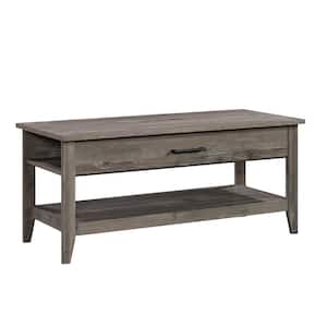 Summit Station 43 in. Pebble Pine Rectangle Particle Board Coffee Table with Lift-Top