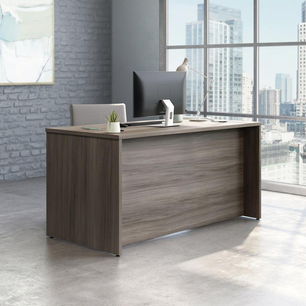 Hudson Elm Executive Desk with Melamine Top, 60" x 30"