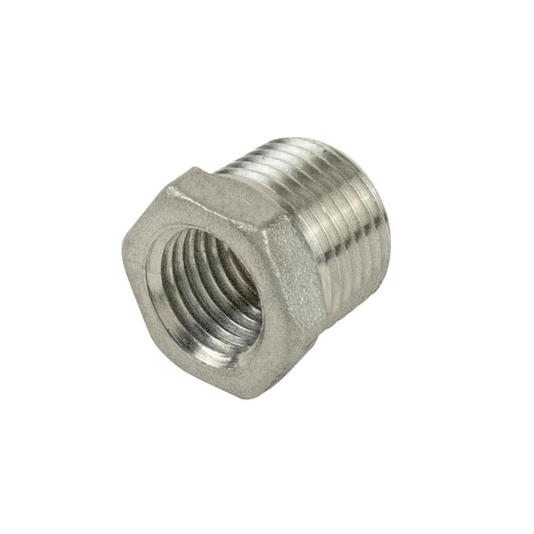 ProLine 1/2 in. MIP X 3/8 in. FIP Stainless Steel Bushing Fitting