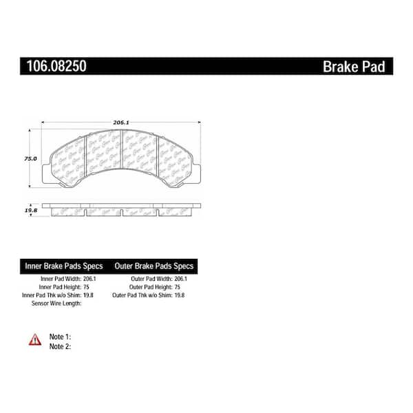 Centric Parts Disc Brake Pad Set