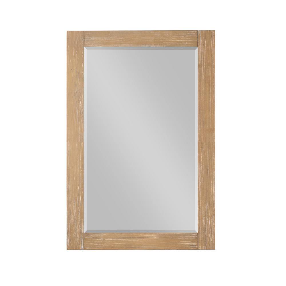 Altair Ivy 24 in. W x 36 in. H Rectangular Wood Framed Wall Bathroom