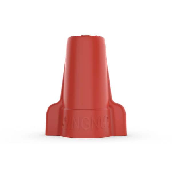 Wing-Nut Wire Connector, 452 Red, Bag of 100