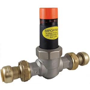 1 in. Bronze EB-25 Double Union Push-to-Connect Pressure Regulating Valve