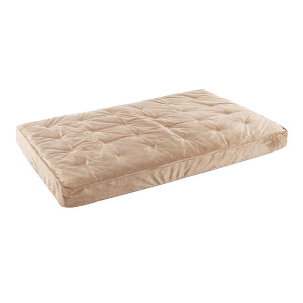 Petmaker Large Tan Egg Crate Memory Foam Orthopedic Pet Bed