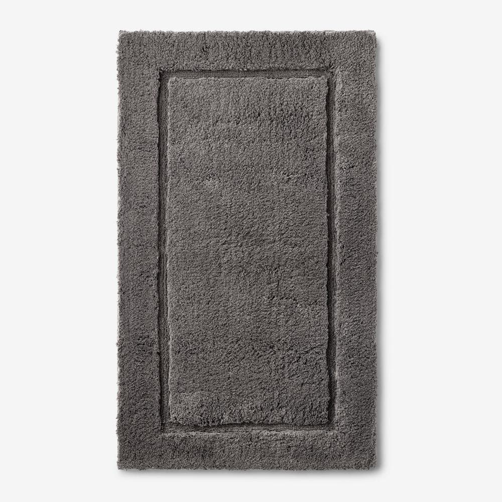 TRULY CALM HeiQ Antimicrobial Memory Foam (17x24) Bath Rug in Grey  WR4025-24GY-00 - The Home Depot