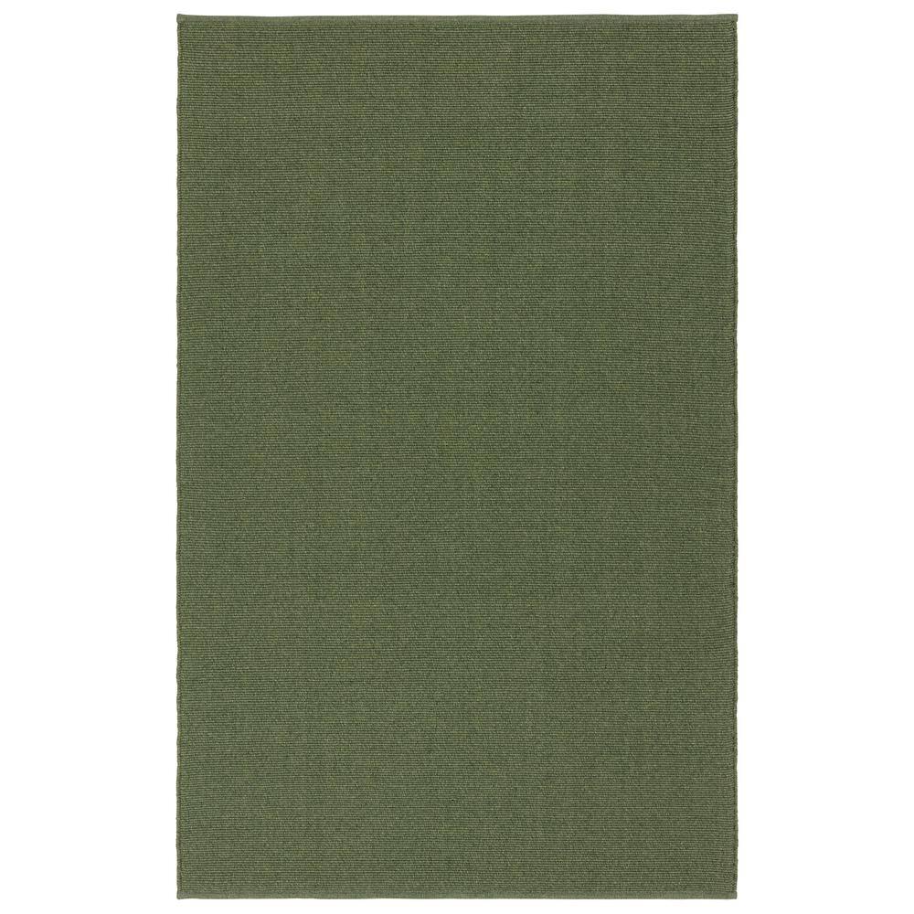 Jaipur Living Texel 9 ft. x 12 ft. Green Solid Handmade Indoor/Outdoor