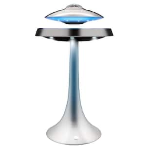 UFO Life Portable Wireless Bluetooth Speaker Fashion Lamp, Silver