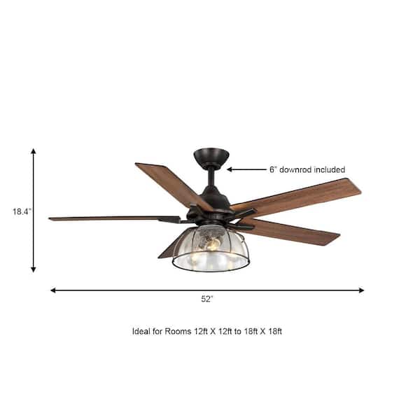 Home Decorators Collection Casun 52 In Led Indoor Aged Iron Ceiling Fan With Remote Control And Light Kit 11252aiwncn - Home Decorators Ceiling Fan Remote App