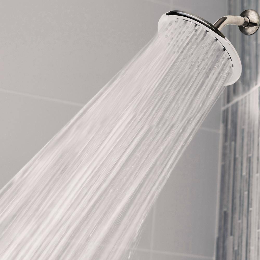 Rainfall Spa 8-Inch Chrome Wall Mounted Shower Head