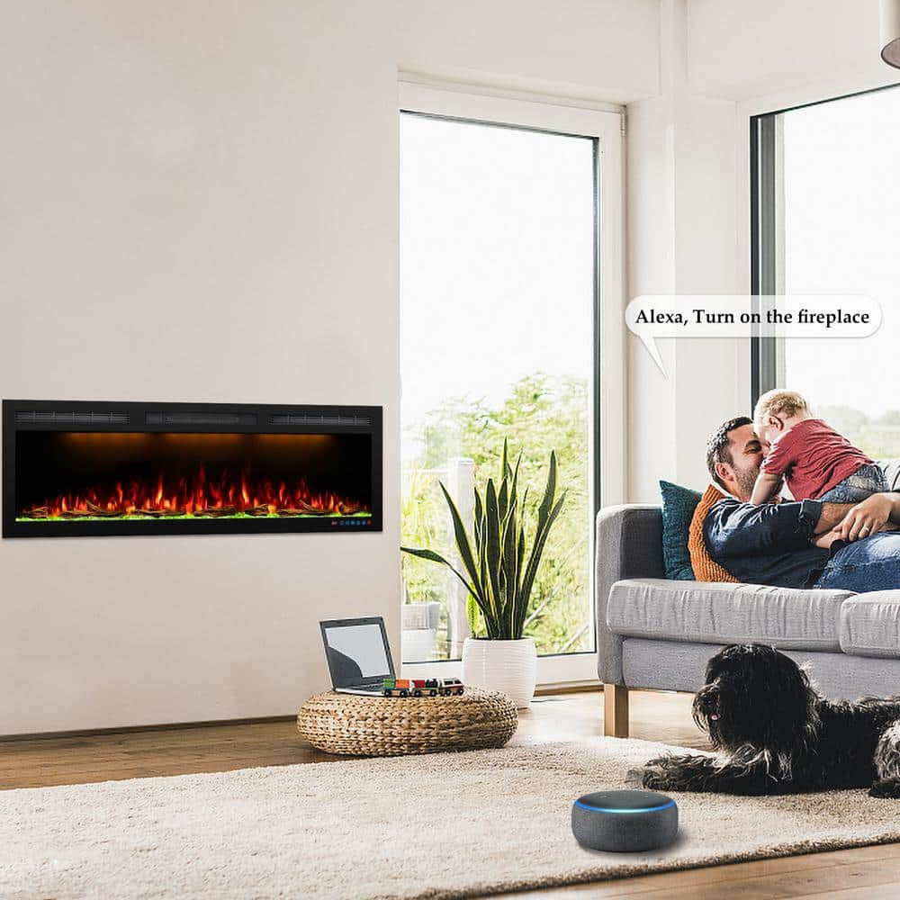 Prismaster Keeps Your Home Stylish 88 In Smart Electric Fireplace