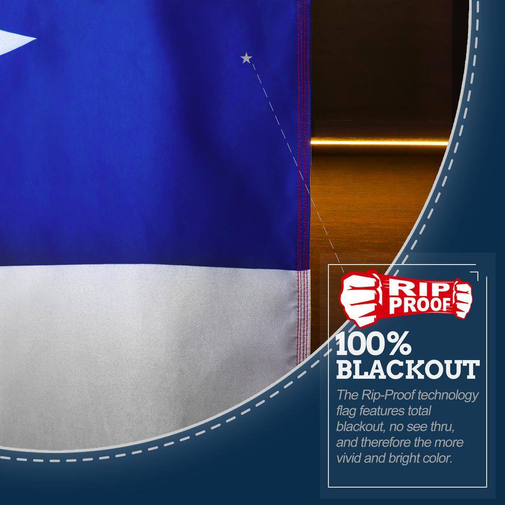 Rip-Proof Double Sided 3-Ply Texas State Flag 3x5 ft
