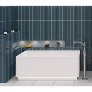 Kwiet Depth Dark Gray Glossy 2-7/8 in. x 14-3/8 in. Smooth Glass Subway Wall Tile (8.7 sq. ft./Case)