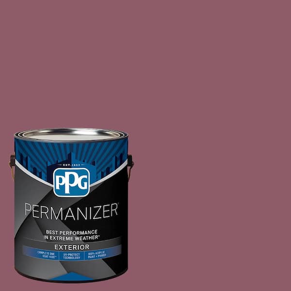 PERMANIZER 1 gal. PPG1049-6 Cabernet Semi-Gloss Exterior Paint