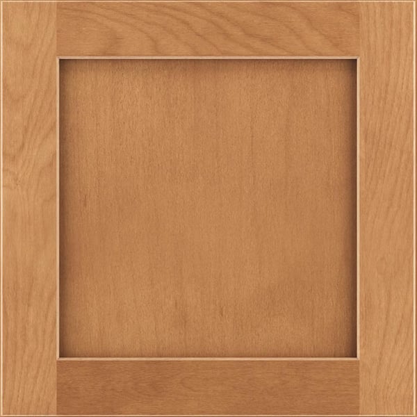 American Woodmark San Mateo 12-7/8 in. W x 13 in. D x 3/4 in. H Cabinet Door Sample in Maple Spice