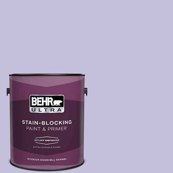 BEHR ULTRA 1 gal. #630A-3 Weeping Wisteria Extra Durable Eggshell Enamel Interior Paint & Primer