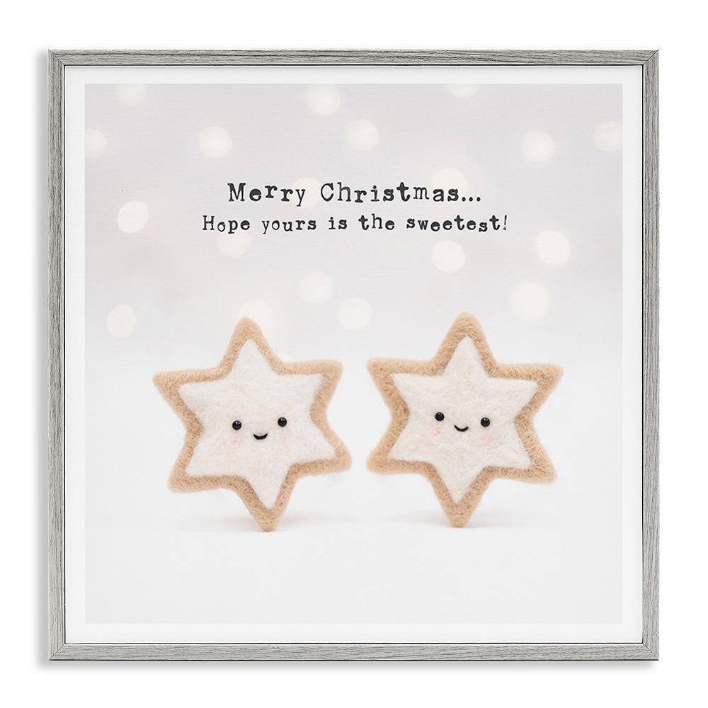 Christmas Cookie Phrase by Lemon and Sugar 1 Piece Framed Graphic Print Food Poster Art Print 24 in. x 24 in. price history on PriceWatchPro