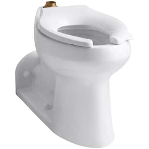 Anglesey Elongated Toilet Bowl Only in White